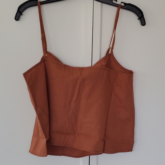 NWT WeWoreWhat Linen Cami - Picture 4 of 4